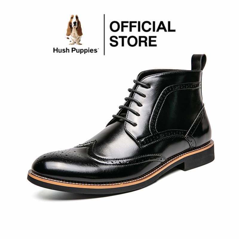 Hush ลูกสุนัขรองเท้าบุรุษ Hush Puppies รองเท้าผู้ชายรองเท้าข้อเท้ารองเท้าตัดสูงรองเท้าหนังรองเท้าสําหรับชาย Martin รองเท้าผู้ชายรองเท้าเชลซีผู้ชายฤดูหนาว