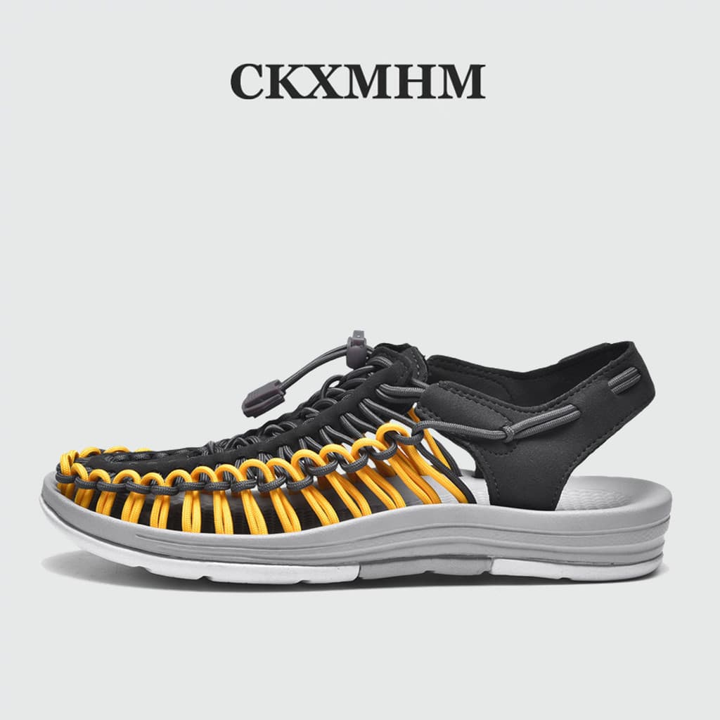 CKXMHM 35-48 รองเท้าแตะไซส์ใหญ่ รองเท้าถักเชือก  รองเท้ารัดส้นผู้หญิง รองเท้ารัดส้นผู้ชาย รองเท้าถัก รองเท้าผู้ชายรองเท้าแตะ รองเท้าเชือก รองเท้ารัดส้น รองเท้าไซส์ใหญ่