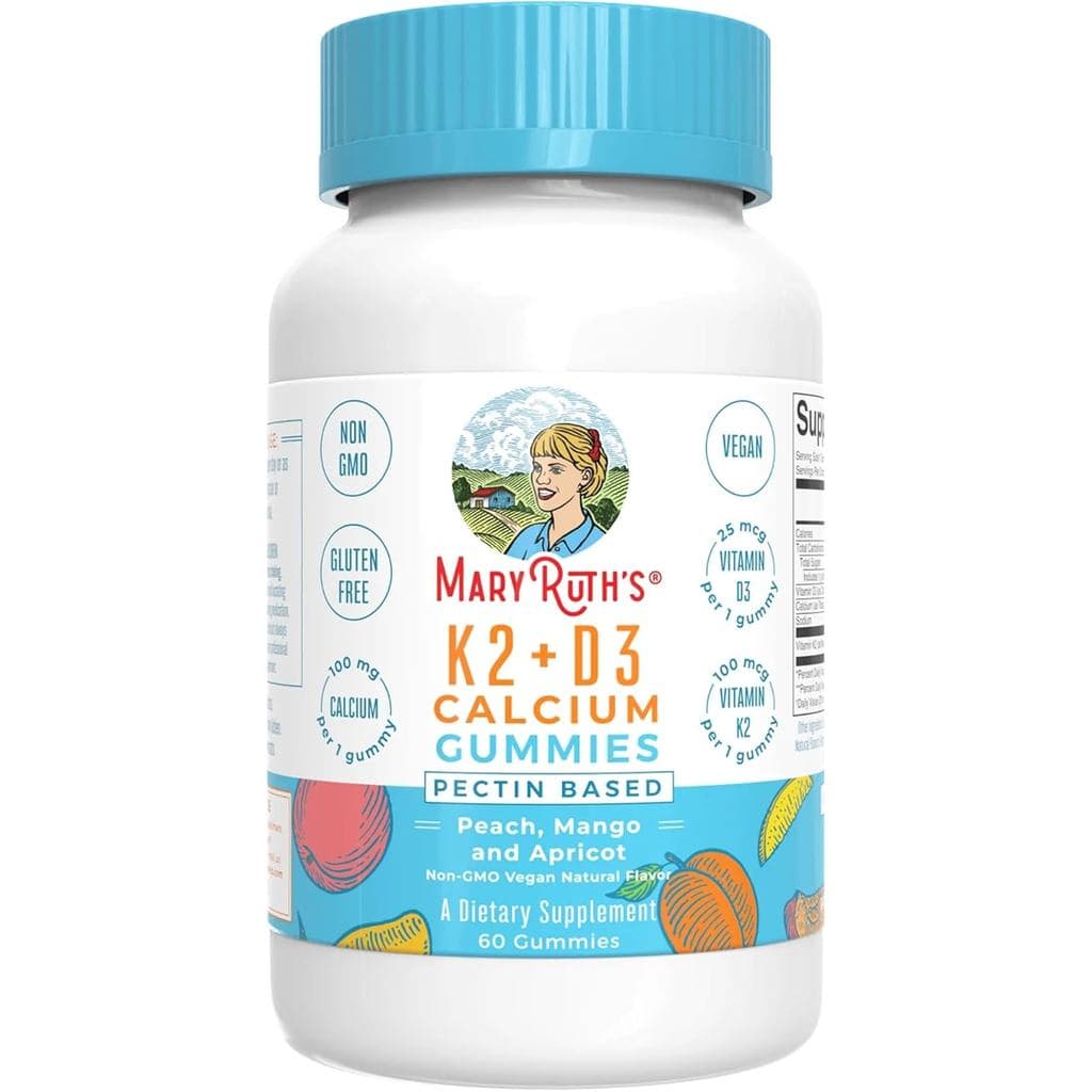 แคลเซียมมีวิตามินดี3และวิตามินเค2 | 2 เดือน Dosage | อาหารเสริมแคลเซียม | อุปกรณ์พยุงกระดูก | แคลเซียมมีวิตามินดี3 เค2 เจลลี่ | เจเจ | ไม่ใช่พันธุกรรม | กลูเตนฟรี | 60 แคปซูล