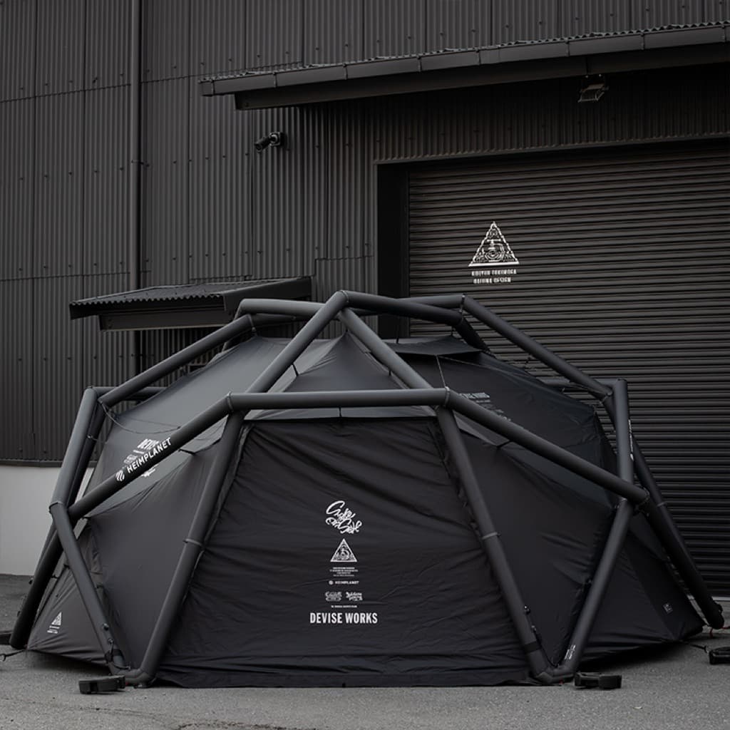❗️พร้อมส่ง❗️🇯🇵DEVISE WORKS X HEIMPLANET CLOUDBREAK"D" BLACK🇩🇪