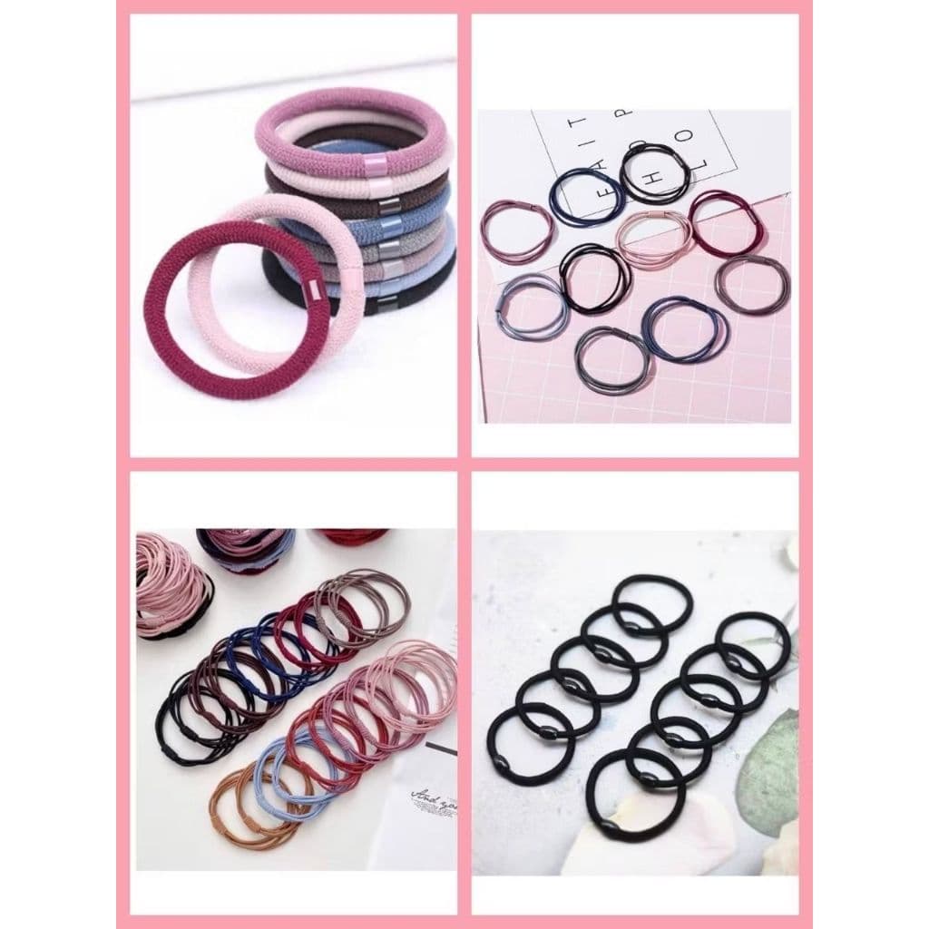 ยางรัดผมแบบแฟชั่น เส้นละแค่1บาท ราคาถูก ใช้ดีใช้ทนมีหลายสี(พร้อมส่ง)